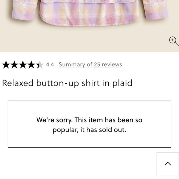 J. Crew Pink and Yellow Plaid Button Down Oversized cotton flannel shirt - Picture 8 of 8